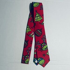 Opposuits TMNT Teenage Mutant Ninja Turtles Red Christmas Neck Tie